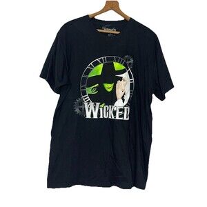 Wicked Tshirt Men's Large Black Graphic Logo